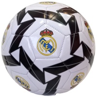 Мяч футбольный клубный "Real Madrid", машинная сшивка (черно/белый) E41658-1