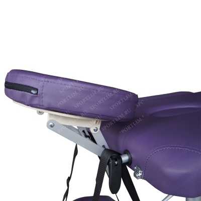 Массажный стол DFC NIRVANA, Elegant ULTRA LIGHT, 175х55х4 см, алюм. ножки, цвет сиреневый (purple)
