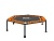 Батут UNIX Line FITNESS Lite Orange (130 cm)